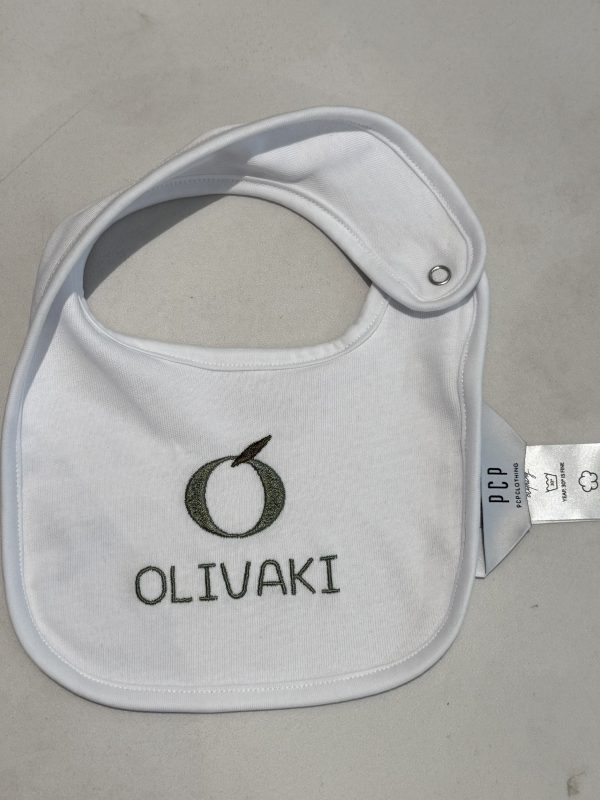 Βρεφική σαλιάρα Olivaki από βιολογικό βαμβάκι